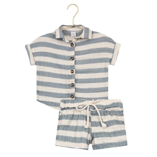 Cloud Muslin Short Set - Lincoln