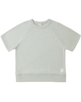 Short Sleeve Sweatshirt - Seafoam