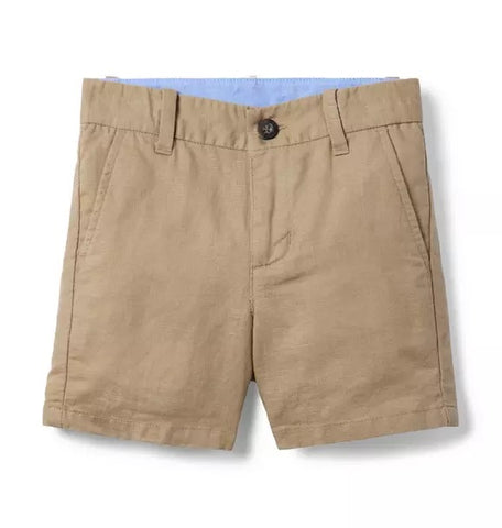 Linen Cotton Short - Jack Khaki