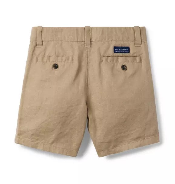 Linen Cotton Short - Jack Khaki