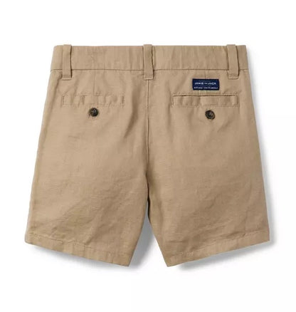 Linen Cotton Short - Jack Khaki