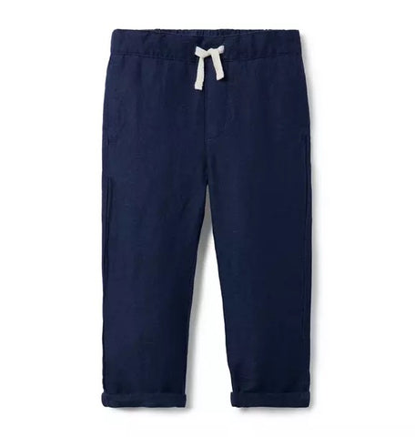 The Linen-Cotton Pull On Pant