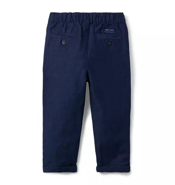 The Linen-Cotton Pull On Pant