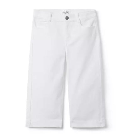 Wide Leg Denim - White