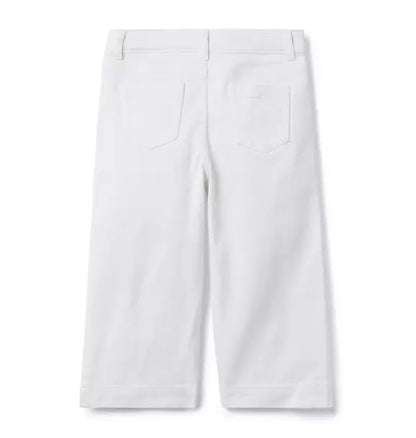 Wide Leg Denim - White