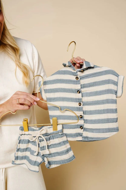 Cloud Muslin Short Set - Lincoln