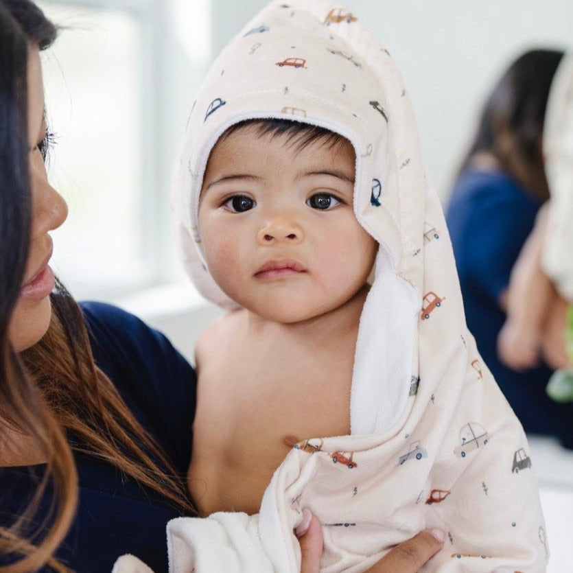 Hooded Towels - Cars / Infant
