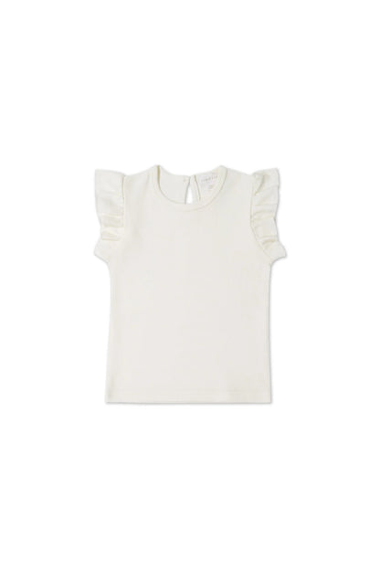 Pima Cotton Lyla Top - Parchment