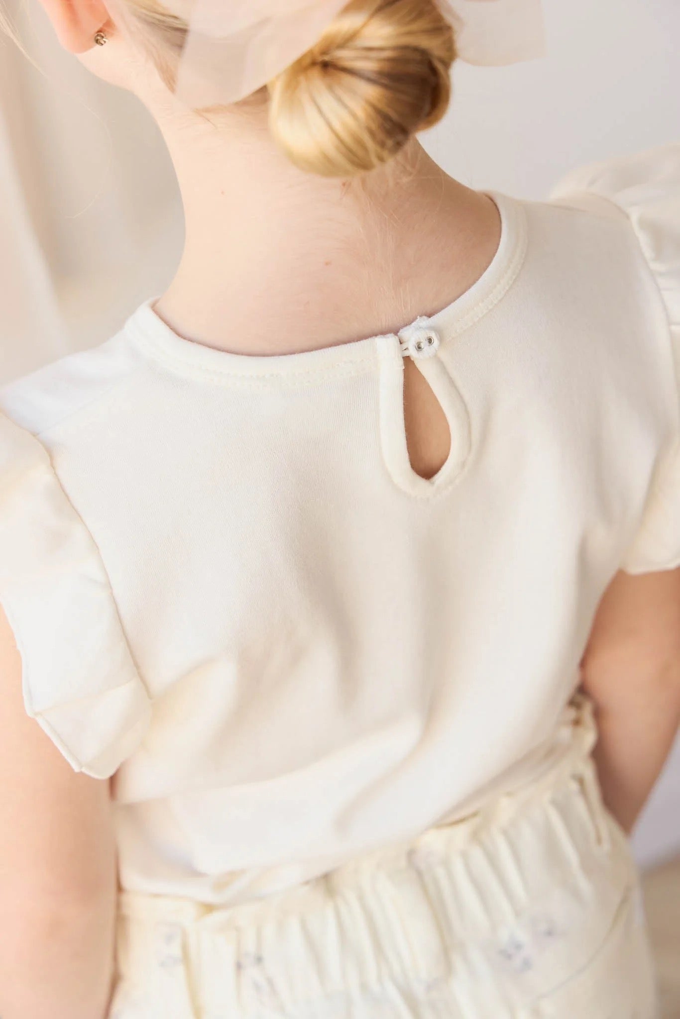 Pima Cotton Lyla Top - Parchment