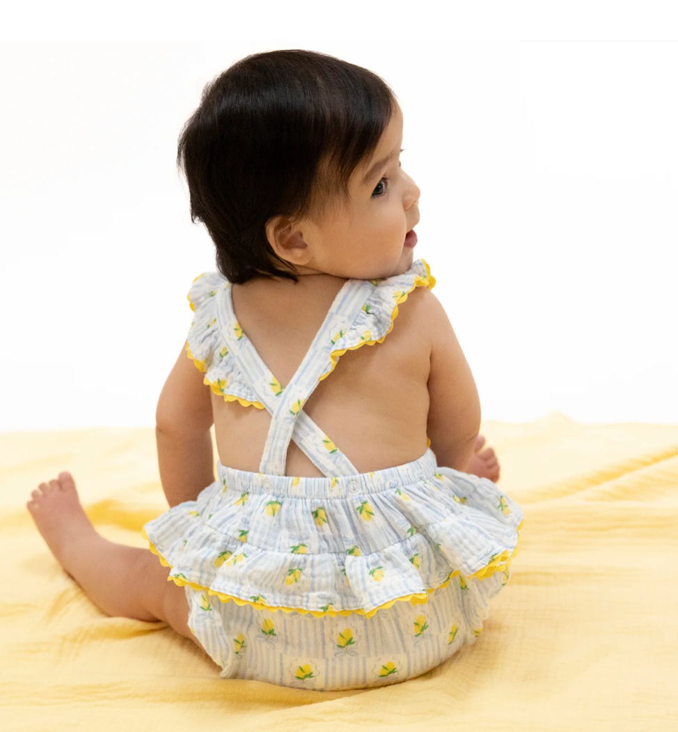 Ric Rac Sunsuit Bubble - Lovely Lemons