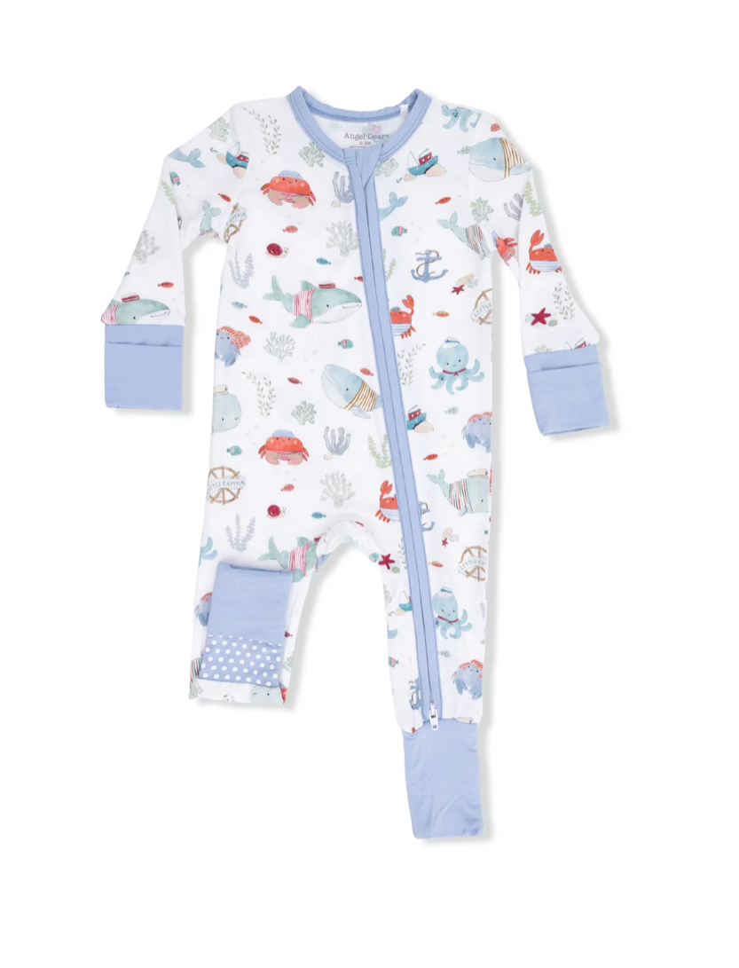 Sailor Sea Creatures Convertible Romper