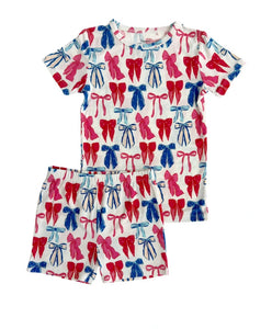 Patriotic Bows Two Piece Set