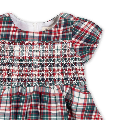 Organic Smocked Puff Sleeve Baby Dress