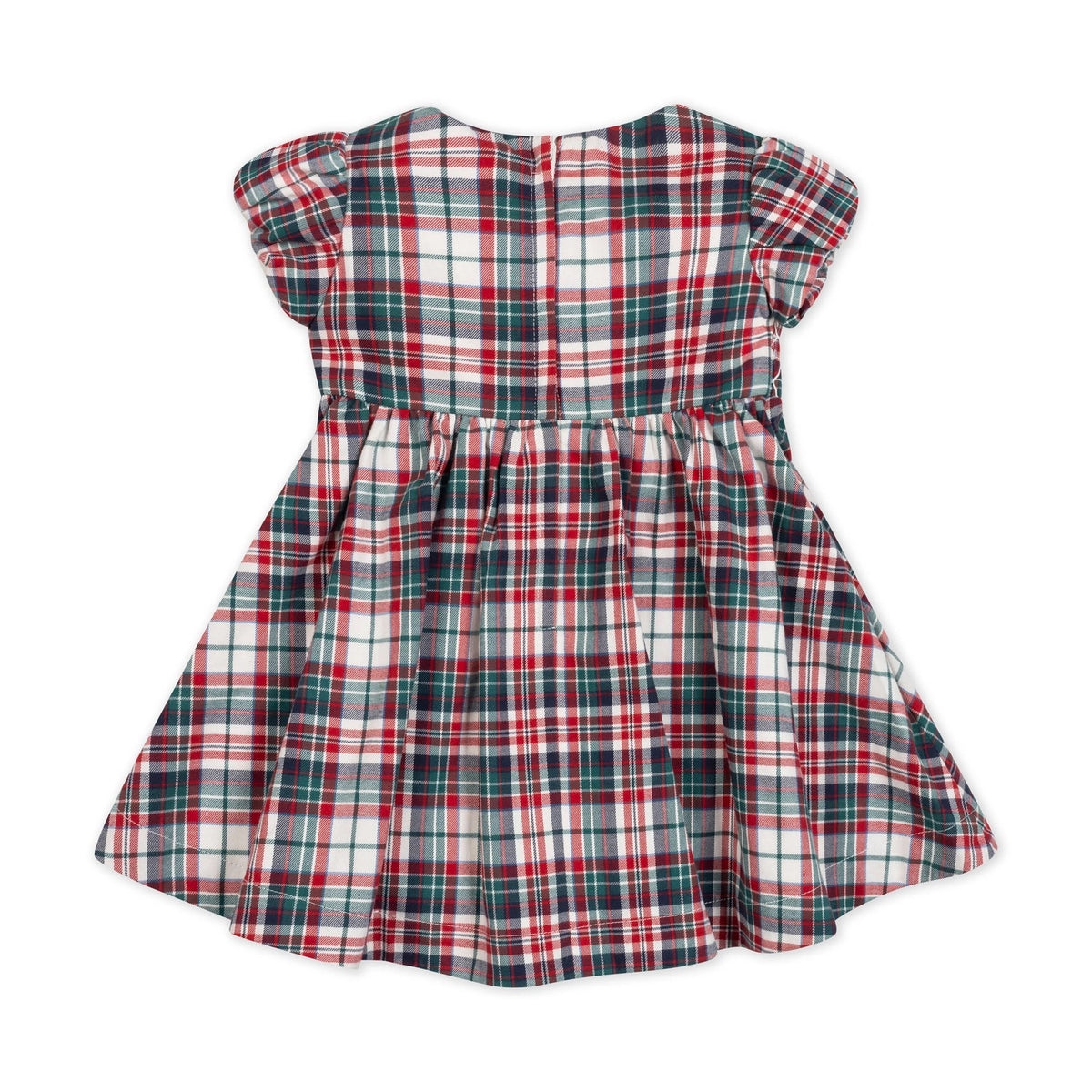 Organic Smocked Puff Sleeve Baby Dress