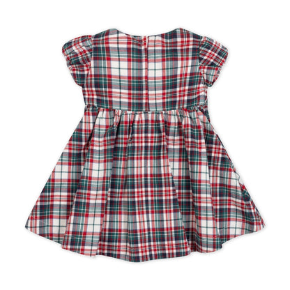 Organic Smocked Puff Sleeve Baby Dress