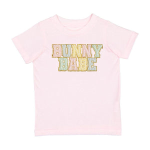 Bunny Babe Patch Easter Short Sleeve