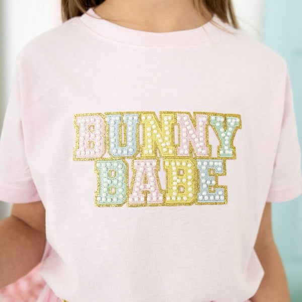 Bunny Babe Patch Easter Short Sleeve