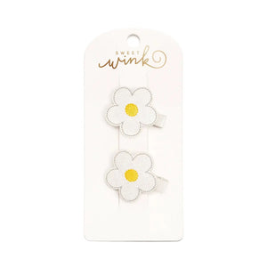 Daisy Flower Clip Set