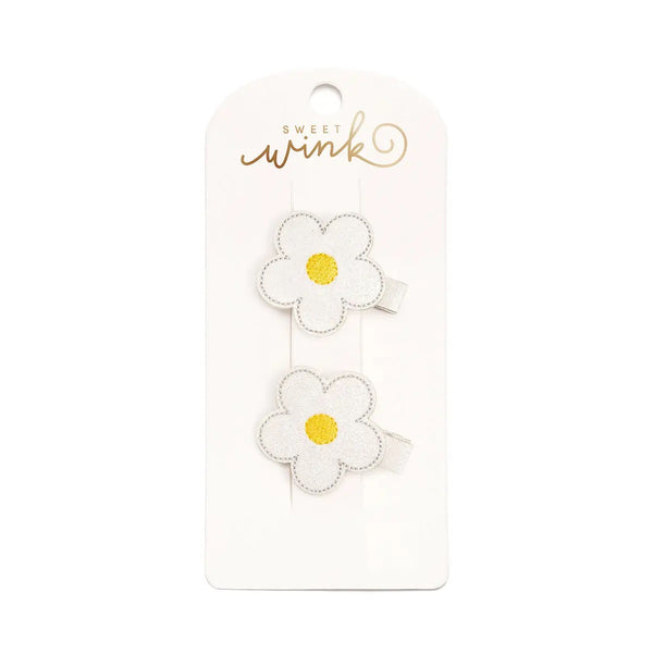 Daisy Flower Clip Set