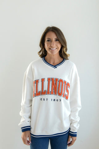 Illinois V-neck Pullover - Womens