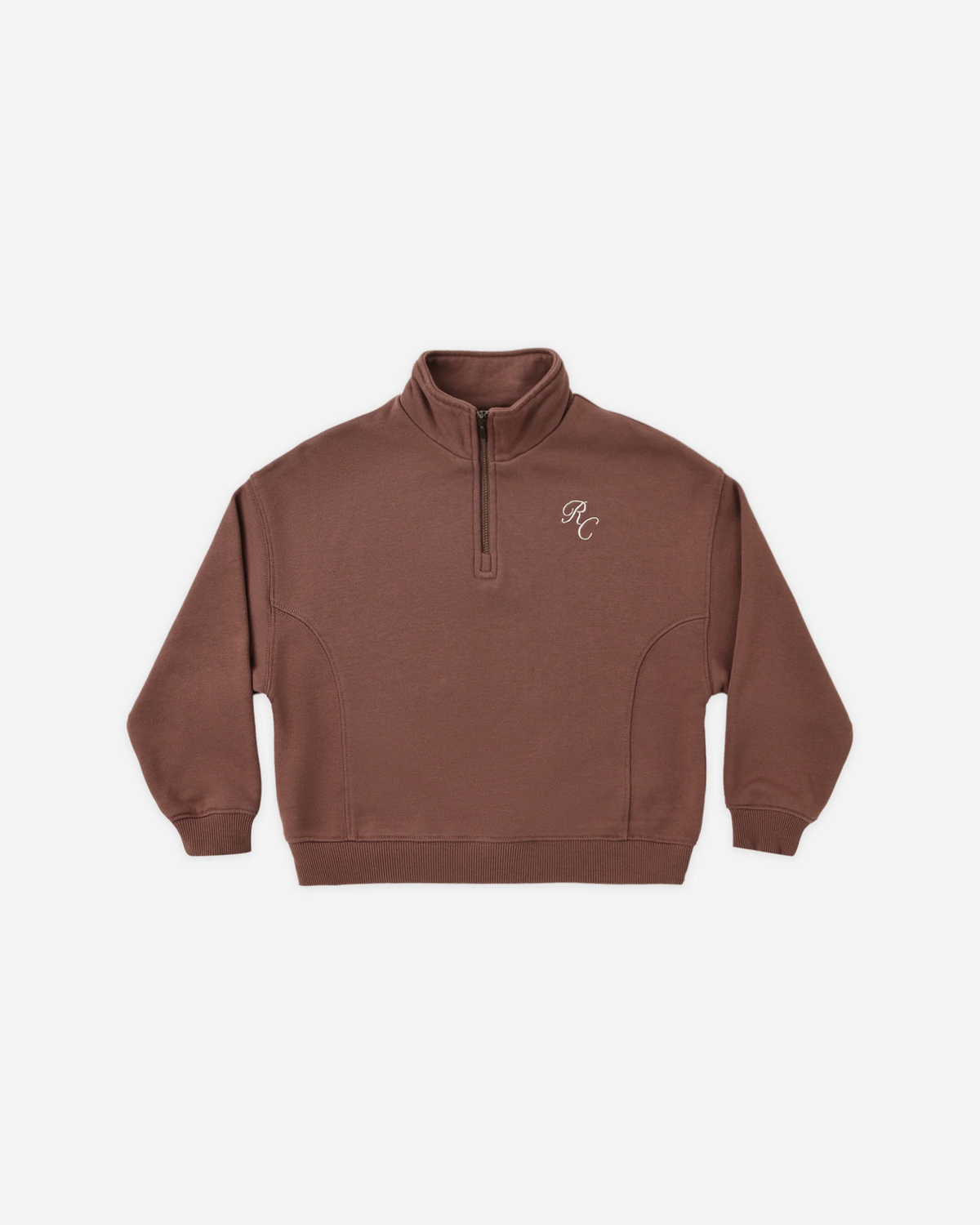 Half Zip Sweatshirt - Mulberry