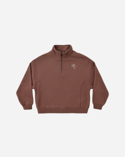 Half Zip Sweatshirt - Mulberry