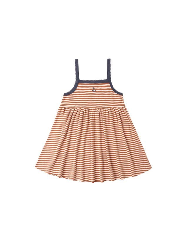 Lea Dress - Poppy Stripe