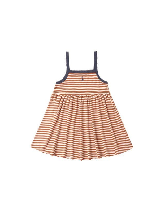 Lea Dress - Poppy Stripe