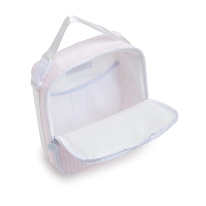 Insulated Lunch Bag - Pink Plaid