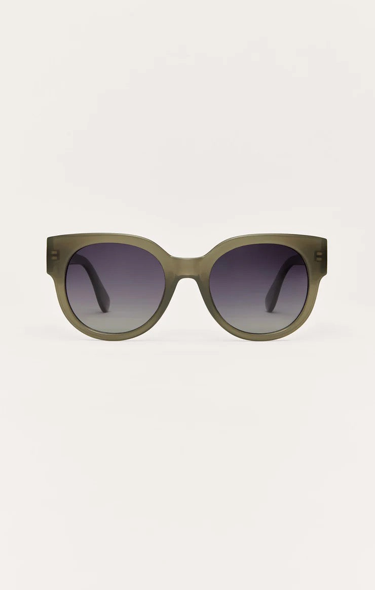 Lunch Date Polarized Sunglasses - Olive