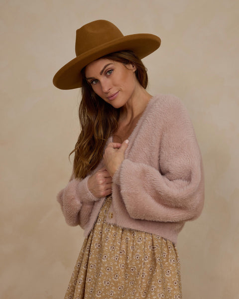 Fuzzy Cardigan - Blush (Women's)