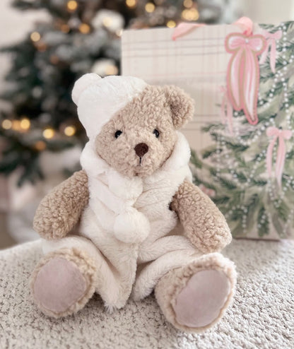 Holiday Bessy Bear - Cream