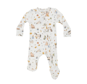 Farm Babies - 2 Way Zipper Footie