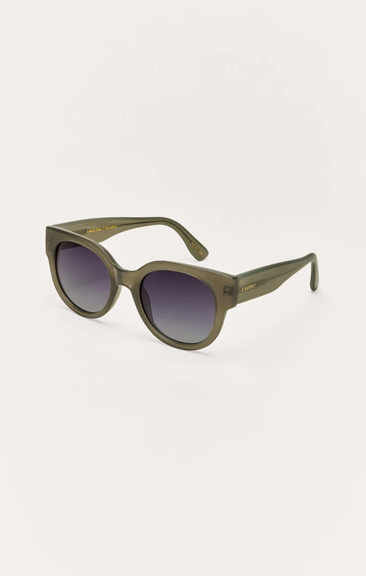 Lunch Date Polarized Sunglasses - Olive