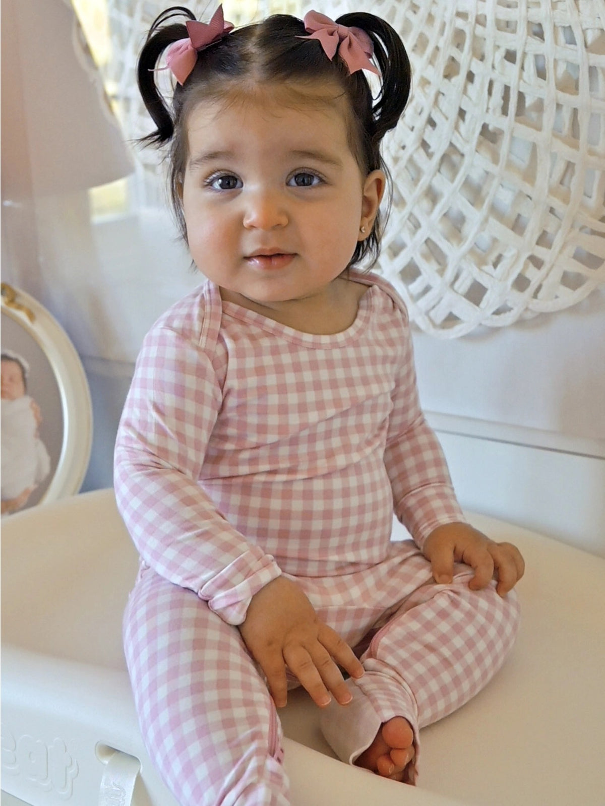 Gunamuna Convertible PJ - Pink Gingham