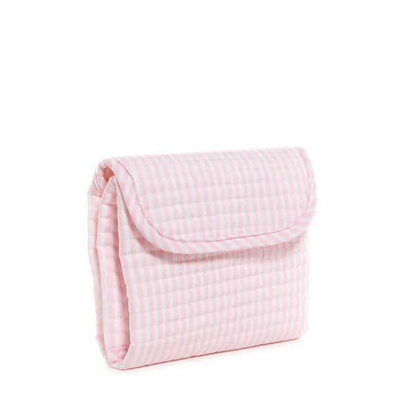 Quilted Changing Mat -Pink Stripe