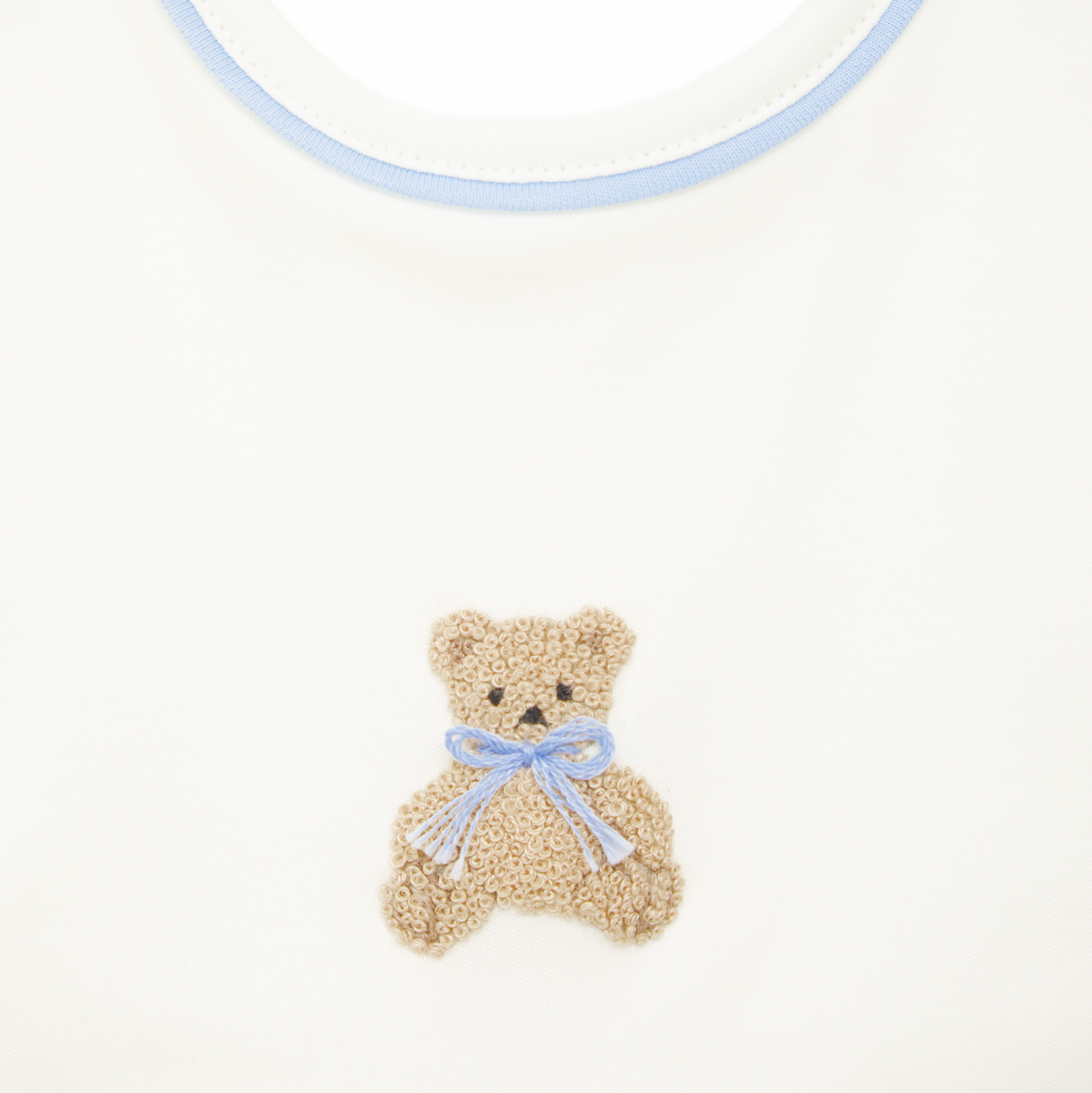 Bear Hugs Bib - Sky Blue