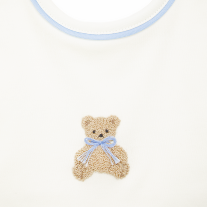 Bear Hugs Bib - Sky Blue