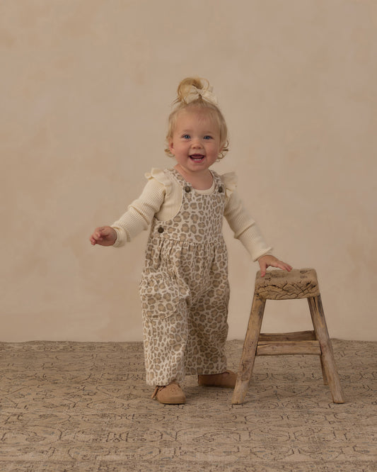 Shoulder Ruffle Bodysuit - Natural