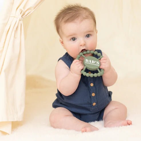 Dads Doppelganger Teether Ring