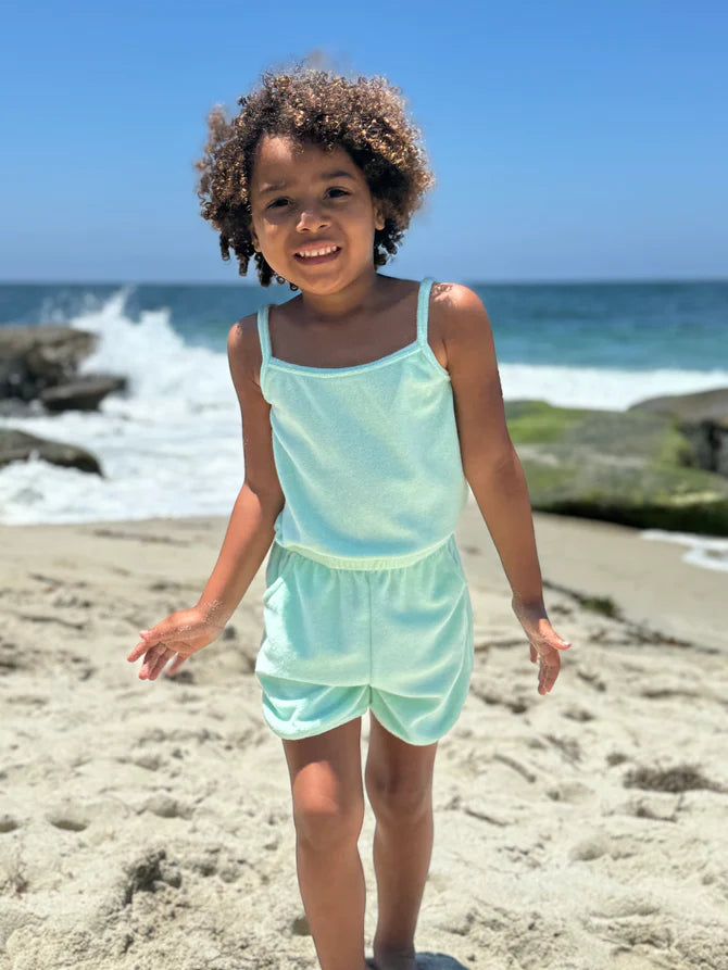 Shelby Romper Blue