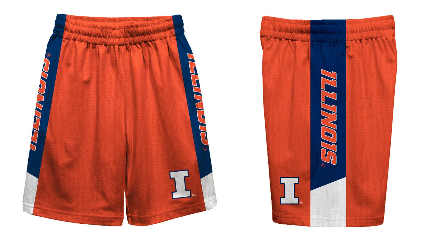 Illinois Fighting Illini Athletic Mesh Short