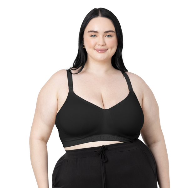 Kindred Bravely - Sublime® Contour Nursing & Maternity Bra - fixed padding: Black