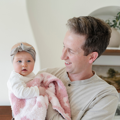 Double-Layer Bamboni Mini Blanket - Petal