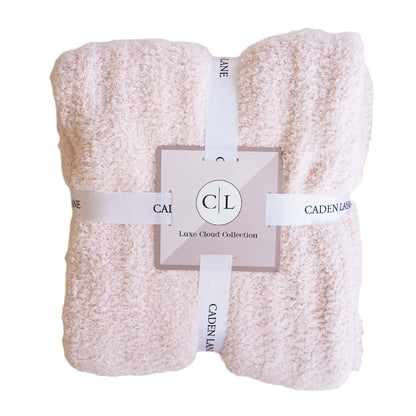 CuddleLane™ Luxe Blankets - (40" x 30") / Light Rose