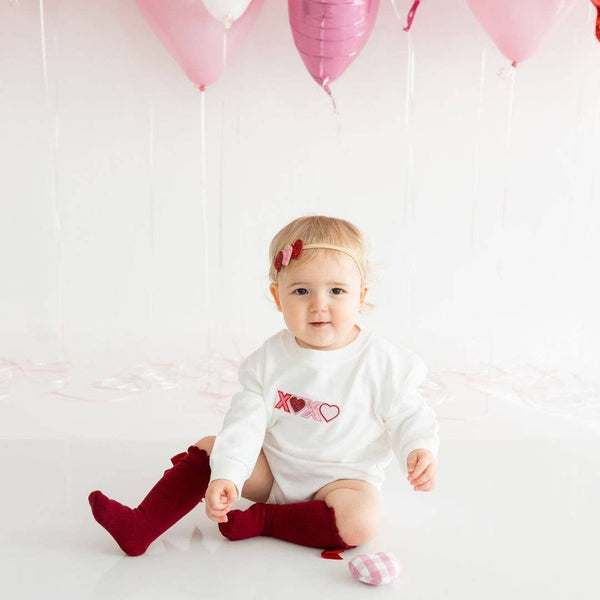 Glitter Hearts Valentine's Day Baby Headband