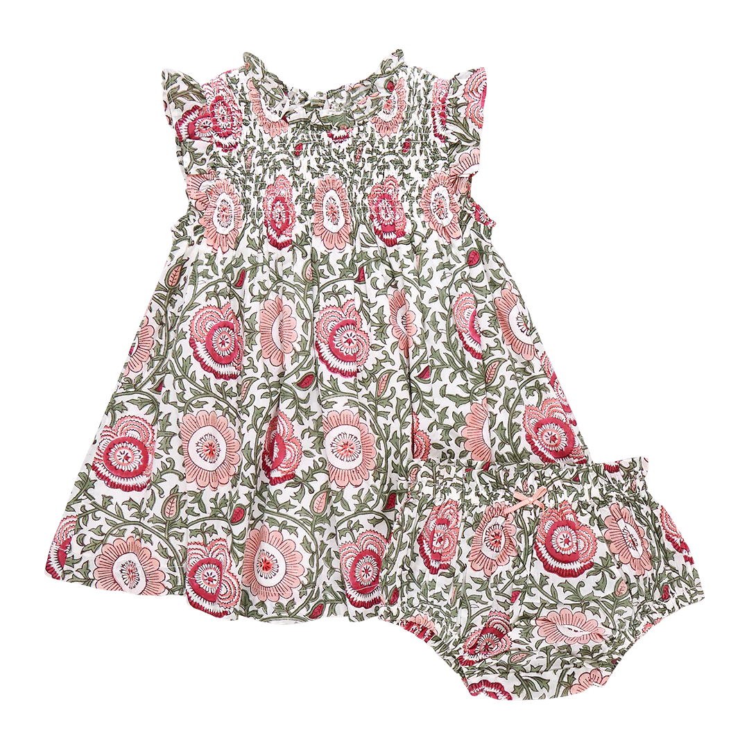 Stevie Dress Set - Pink Lisbon Floral