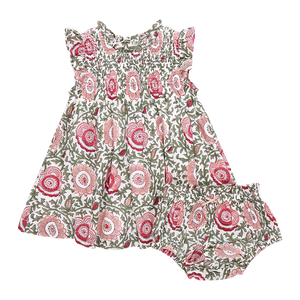 Stevie Dress Set - Pink Lisbon Floral