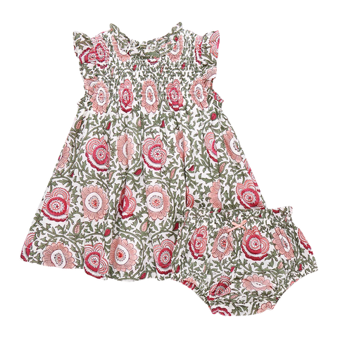 Stevie Dress Set - Pink Lisbon Floral