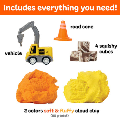 Sensory Mini Play Kit Jar with Cloud Clay
